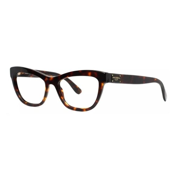 NEW DOLCE&GABBANA HAVANA WOMEN EYEGLASSES DOLCE&GABBANA - Picture 1 of 3
